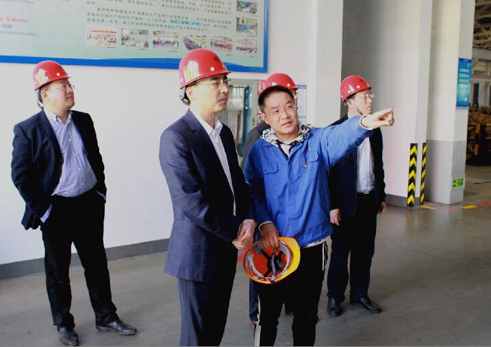 2018年4月9日，，，，，，，宣都会委常委、常务副市长汪谦慎来cq9电子官网入口电缆旅行考察