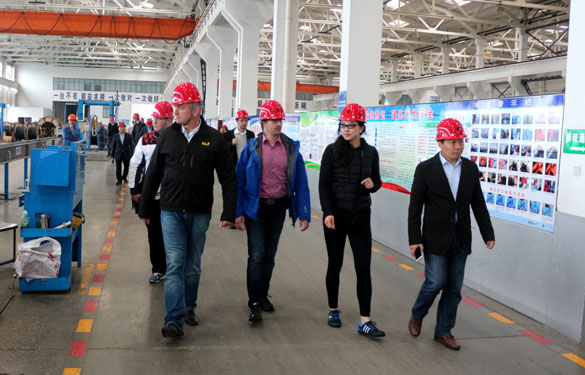 2016年4月27日，，，，，，，德国富尔达代表团来cq9电子官网入口电缆旅行考察