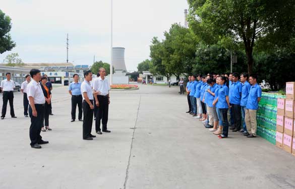 溧阳市四套班子向导来cq9电子官网入口集团慰问一线员工