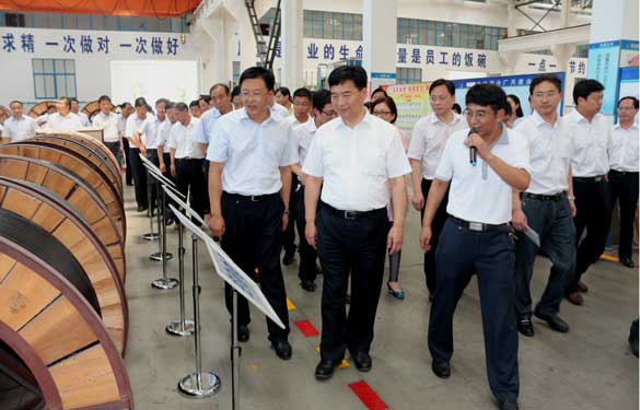 盱眙县党政代表团来cq9电子官网入口集团旅行考察