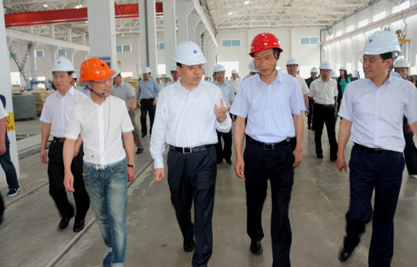 常州市市长费高云一行来cq9电子官网入口电缆督查西厂区三期项目建设情形