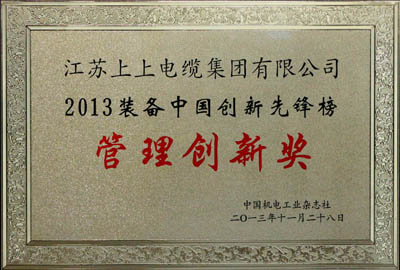 cq9电子官网入口集团荣获2013装备中国立异先锋榜“管理立异奖”