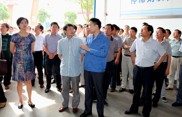 安徽省青阳县学习考察团一行来cq9电子官网入口集团旅行考察