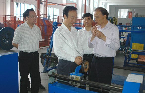 常州市委书记范燕青一行来cq9电子官网入口视察