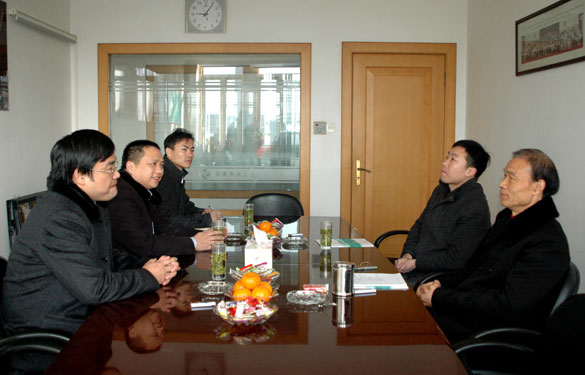 溧阳市供电公司陆总一行来cq9电子官网入口集团走访