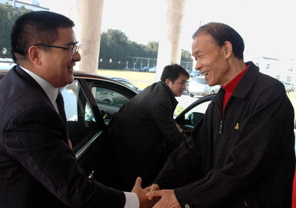 中国首善陈光标先生来访cq9电子官网入口集团