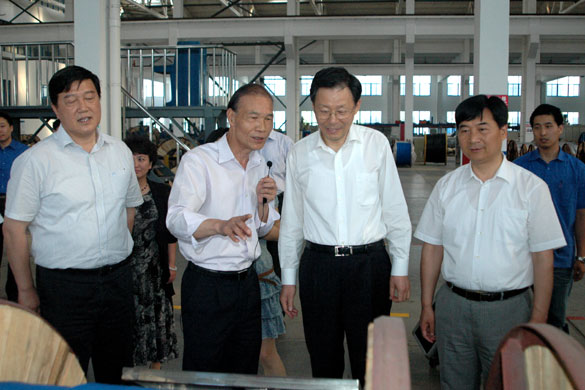 江苏省省长李学勇来cq9电子官网入口视察