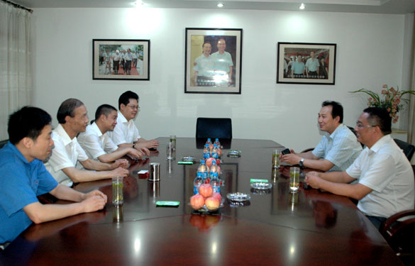 溧阳市供电公司徐总一行来cq9电子官网入口集团调研