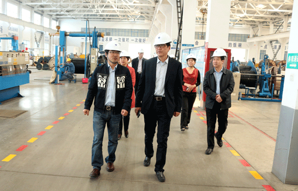 11月6日，，，，，，，，陕西省长武县考察团来cq9电子官网入口电缆旅行交流