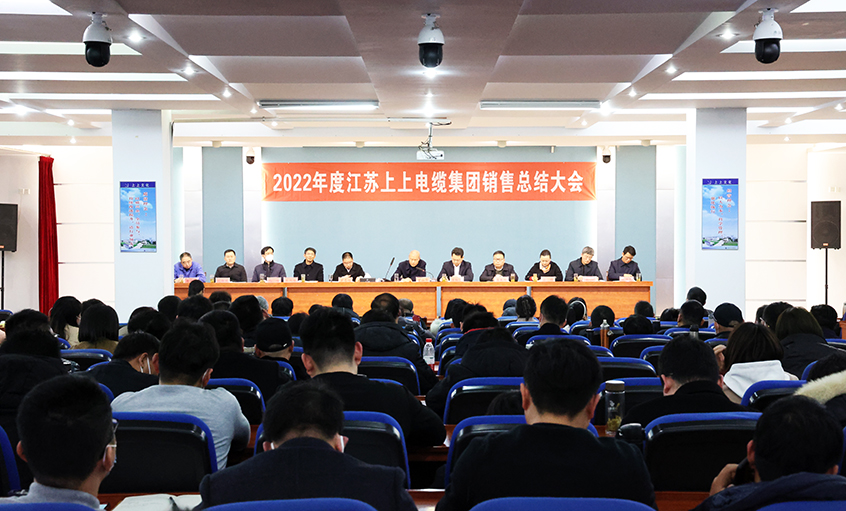 “卯”足劲头，，，，，奋战“兔”年——cq9电子官网入口电缆召开2022年度销售总结大会