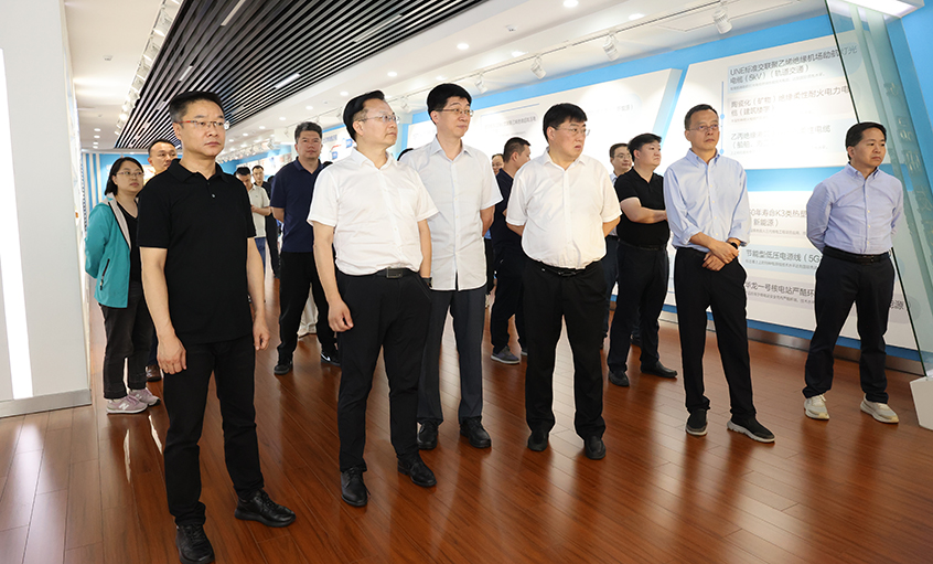 长三角信息化专题组一行来cq9电子官网入口电缆调研