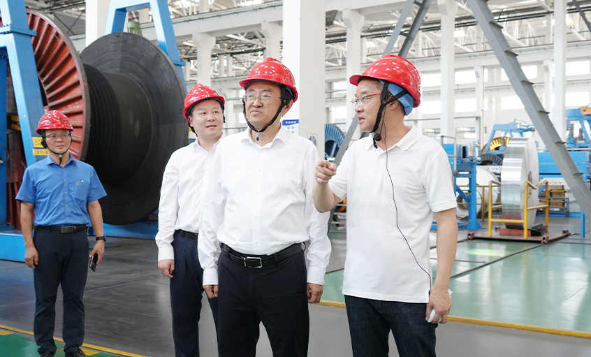 省人社厅朱从明厅长调研cq9电子官网入口电缆 勉励企业施展树模作用稳岗扩岗促就业