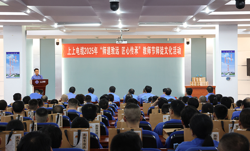 师道致远 匠心传承  cq9电子官网入口电缆2025年西席节“师徒文化”建设运动顺遂举行